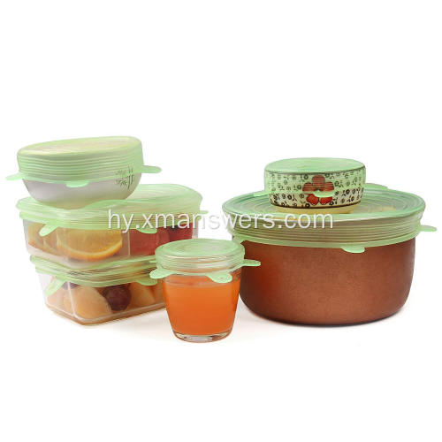 Food Grade Silicone Stretch Lids Կափարիչ գավաթների/բաժակների համար